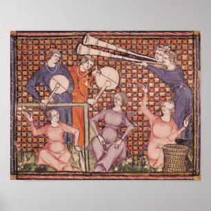 Póster Musicians, from Ovide Moralise