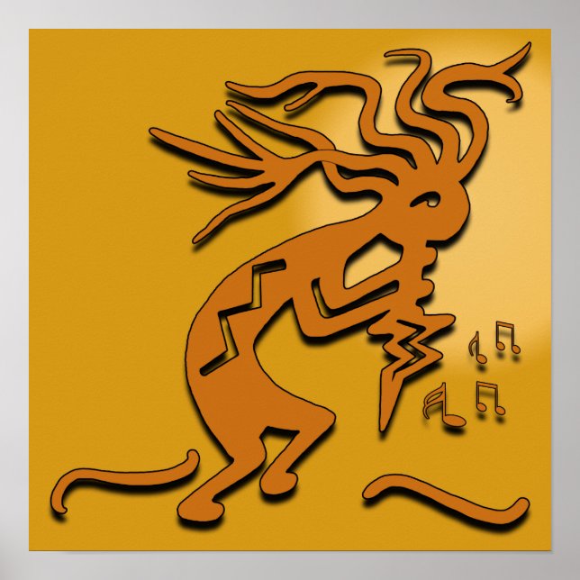 Póster Musico Kokopelli (Frente)