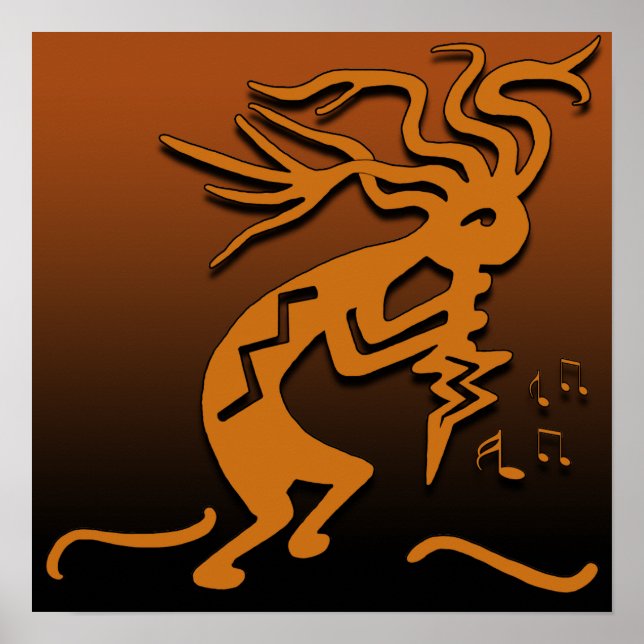 Póster Musico Kokopelli (Frente)