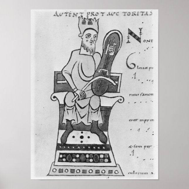 Póster Músico tocando roupa (Frente)