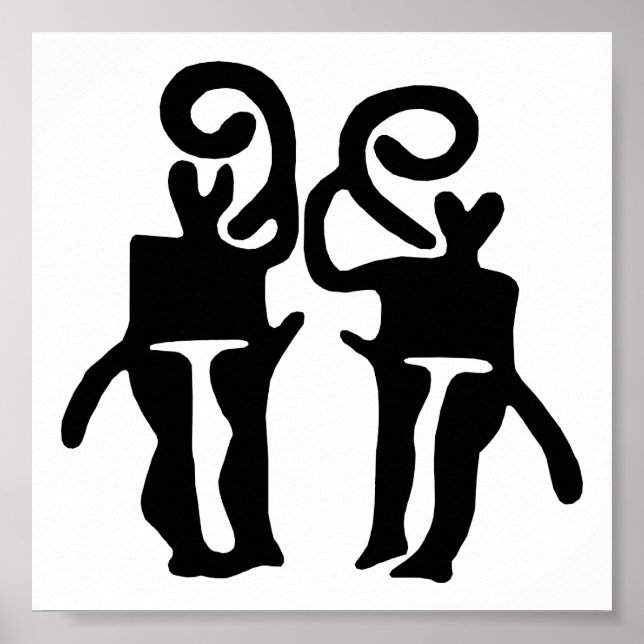 Poster Músicos - BW (Frente)