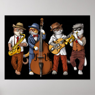 Poster Músicos do Cat Jazz