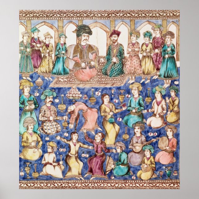 Póster Músicos e dançarinos (Frente)