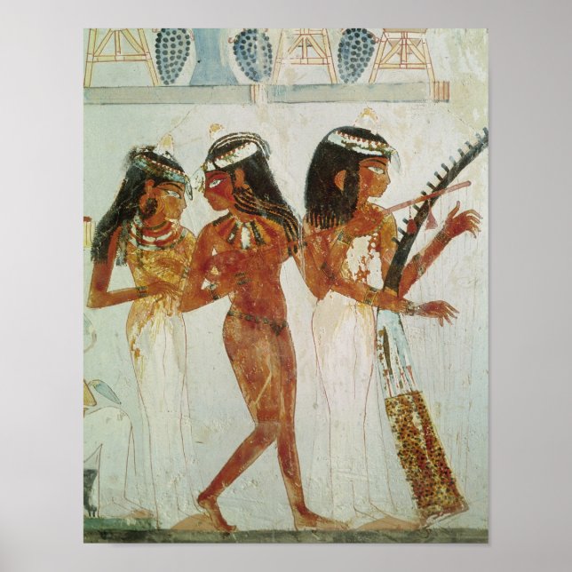 Poster Músicos e dançarinos (Frente)