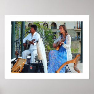 Póster Músicos na Espanha
