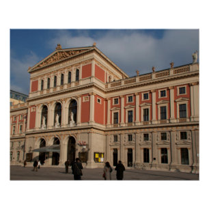 Póster Musikverein, Wien Österreich