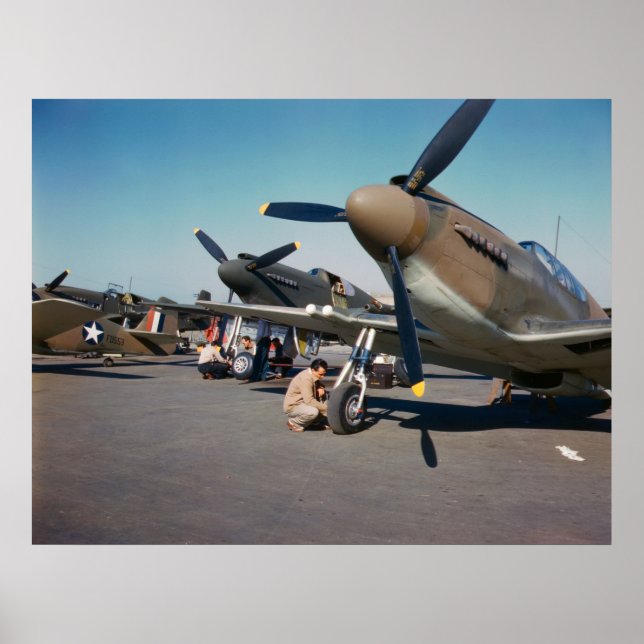 Poster Mustang P-51 (Frente)