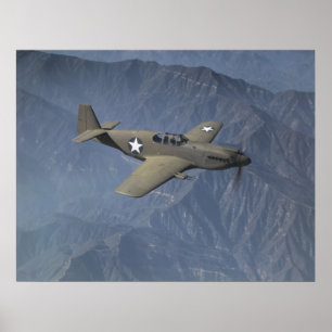 Poster Mustang P-51