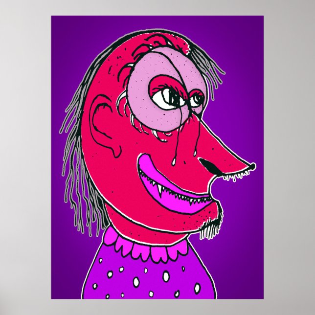 Poster Mutante Harlequin (Frente)