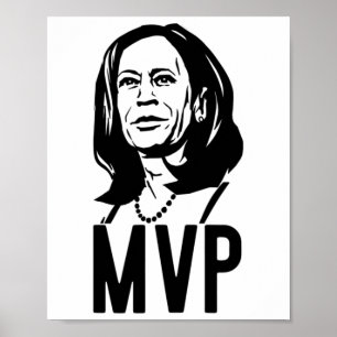 Poster Mvp Senhora Vice Presidente Kamala Harris Eleição