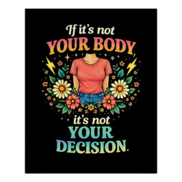 Póster My Body, My Choice