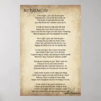 Póster My PpEiAeCcEe ©2012 por Trinka Polite (poster)