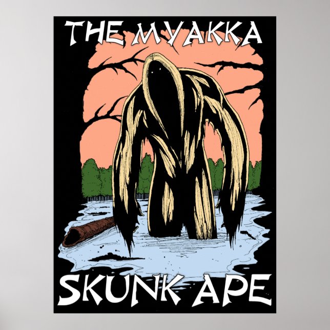 Poster Myakka Skunk Ape (Frente)