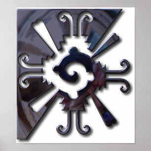 Póster Myan Hunab Ku - Black Chrome