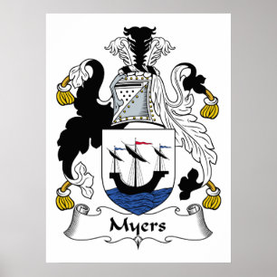 Poster Myers Family Crest