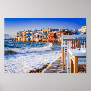 Poster Mykonos poster, Ilhas Gregas