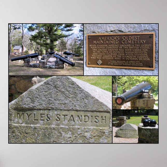 Poster Myles Standish Burying Ground (Frente)