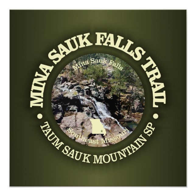 Póster Myna Sauk Falls (rd) (Frente)