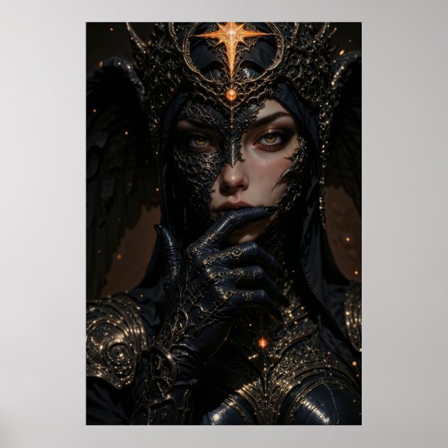 Poster Mysterious Warrior Queen Wall Art (Frente)