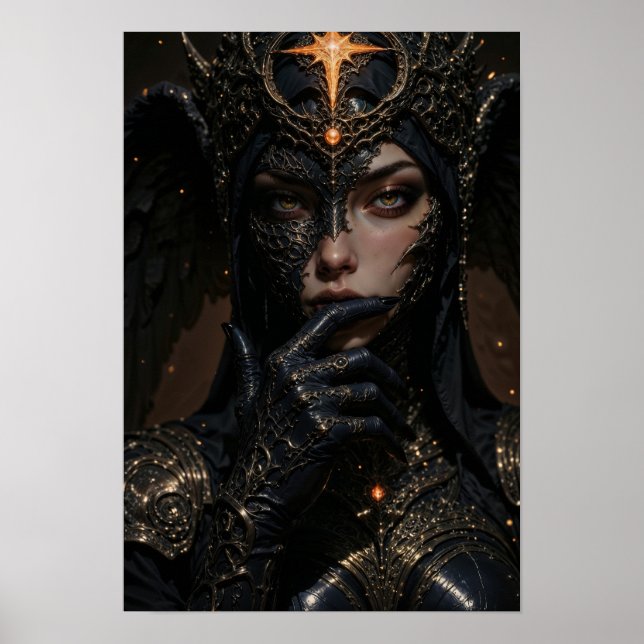 Poster Mysterious Warrior Queen Wall Art (Frente)