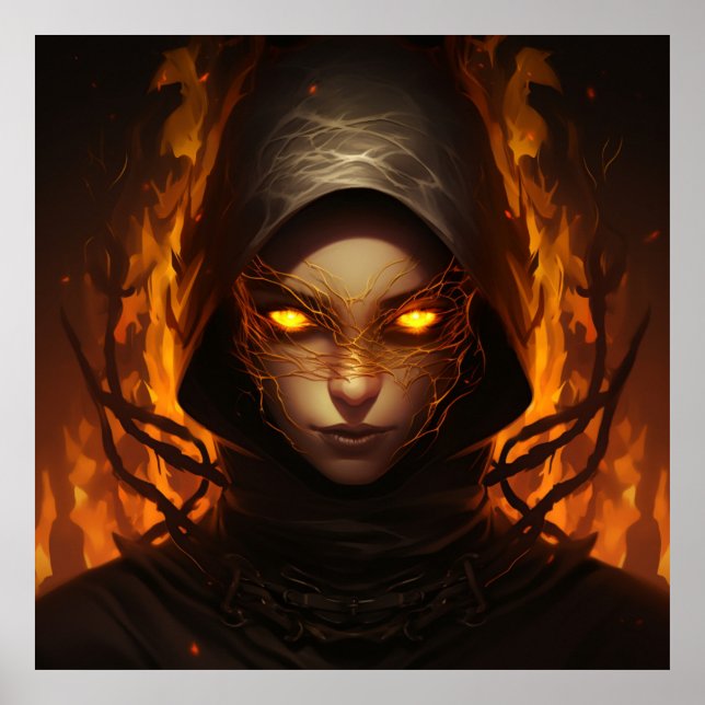 Poster Mysterious woman (Frente)