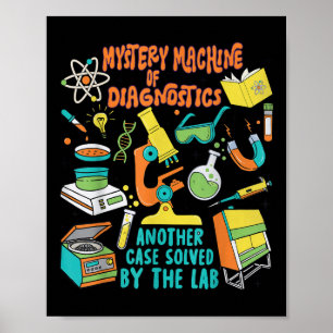 Poster Mystery Machine Of Diagnostics Lab Semana 2025
