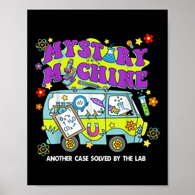 Poster Mystery Machine Of Diagnostics Lab Semana 2025 Med (Frente)