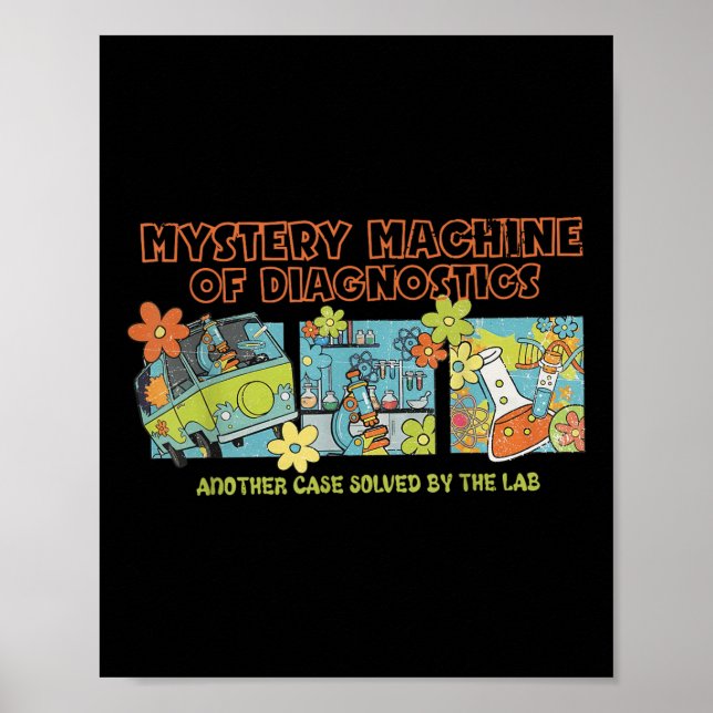 Poster Mystery Machine Of Diagnostics Lab Semana 2025 Med (Frente)