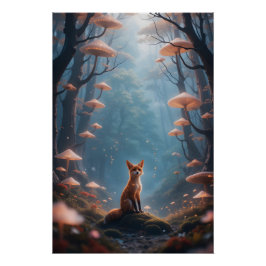 Póster Mystic Forest Fox