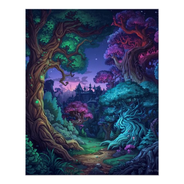 Póster Mystic Forest Realm (Frente)
