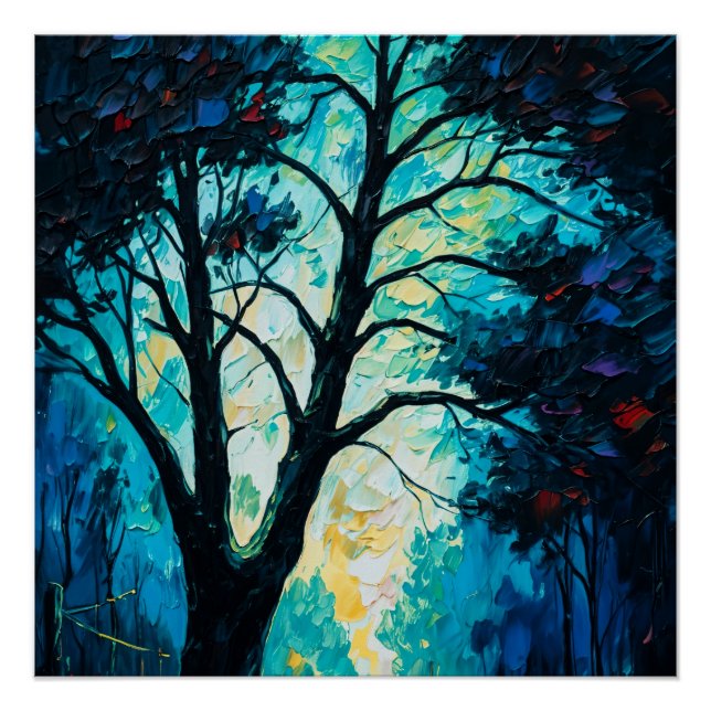 Póster Mystic Forest Tree (Frente)