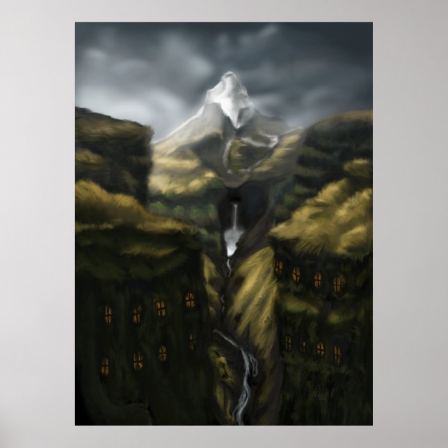 Poster Mystic Mú lagljú pele: Canyon islandês Wonderlan (Frente)