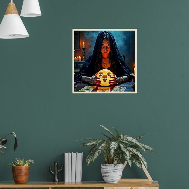 Poster Mystic Psychic Fortune Teller Design (Sala de Estar 1)