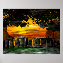 Poster Mystic Stonehenge