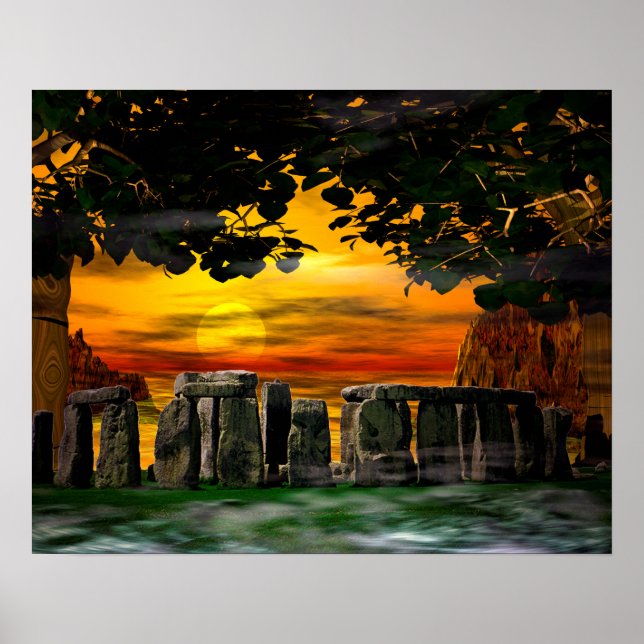Poster Mystic Stonehenge (Frente)