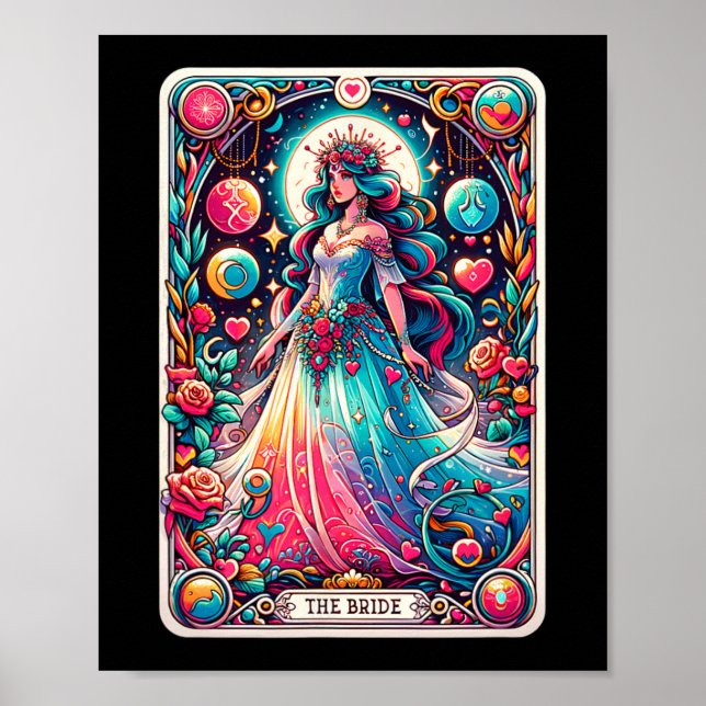 Poster Mystical Bride Tarot Card Encantando Ardois Casame (Frente)
