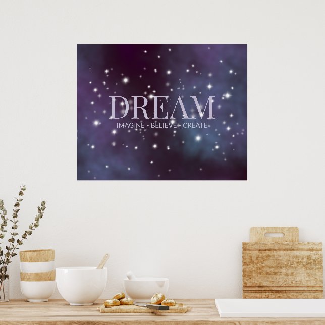 Poster Mystical Dream Dusty Violet (Cozinha)