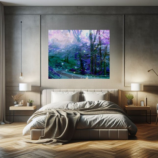 Poster Mystical Dreamy Abstrato Forest (Criador carregado)