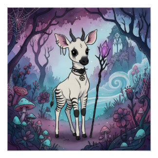 Póster Mystical Forest Hybrid