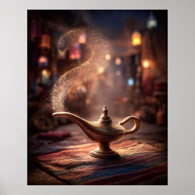 Poster Mystical Genie Lamp (Frente)