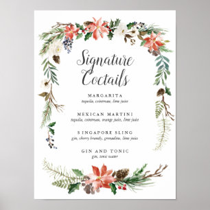 Poster Mystical Winter Signature Cocktail