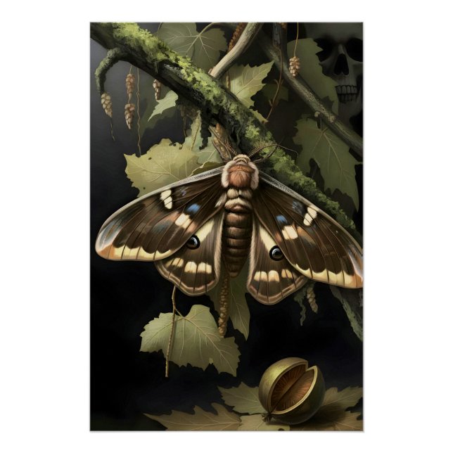 Póster Mystical Woodland Moth (Frente)
