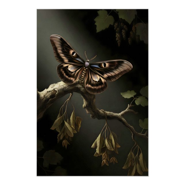 Póster Mystical Woodland Moth (Frente)