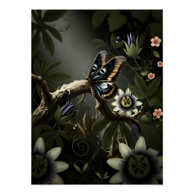 Póster Mystical Woodland Moth (Frente)