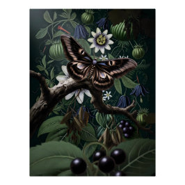 Póster Mystical Woodland Moth