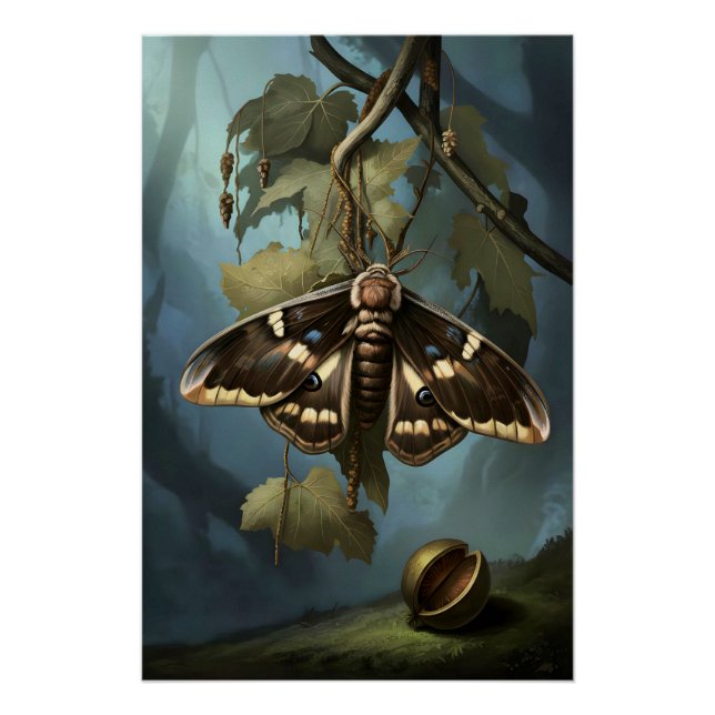Póster Mystical Woodland Moth (Frente)