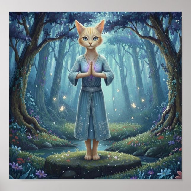 Poster MysticMoonLiteMeditação (Frente)