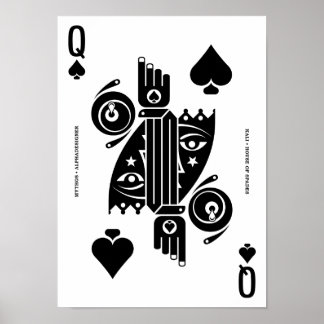 Póster Mythos Kali Queen of Spades