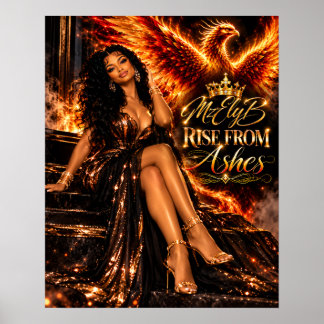 Poster MzElyB Rise From Ashes Cartaz de Colecionador