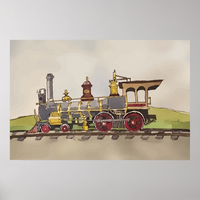 Poster Nº 119 da Union Pacific no Promontory Summit  (Frente)